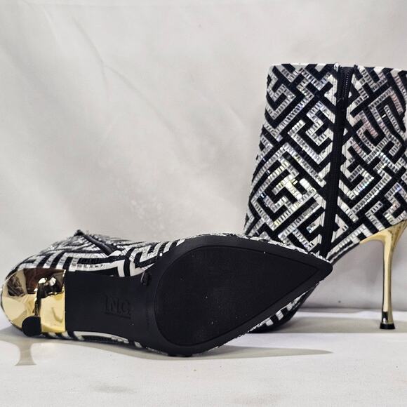 INC International Concepts Women's Stiletto Zip Booties Size 10 Black NWT - Picture 7 of 8